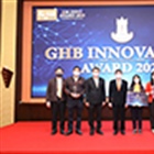 แสดงความยินดีแก่นิสิตที่ได้รับรางวัลชนะเลิศการแข่งขัน GHB Innovation Award 2020 (ประเภทกลุ่มบุคคล)