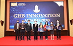 แสดงความยินดีแก่นิสิตที่ได้รับรางวัลชนะเลิศการแข่งขัน GHB Innovation Award 2020 (ประเภทกลุ่มบุคคล)