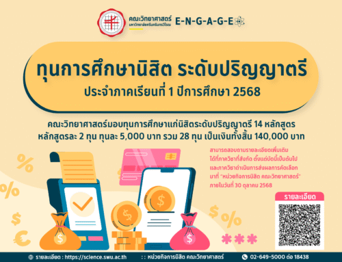 ทุนการศึกษานิสิต ระดับปริญญาตรี ปีการศึกษา 1/2568